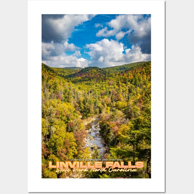 Linville Falls State Park North Carolina Wall Art by Gestalt Imagery